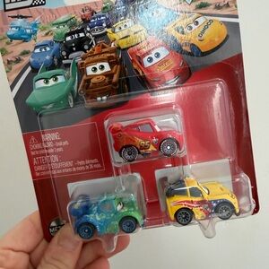Disney Pixar Cars Mini Racers - 3 pack